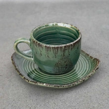 Load image into Gallery viewer, Bodhi Cup & Saucer - Set of 4