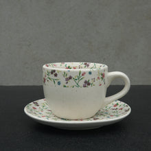 Load image into Gallery viewer, Wildflower Cup & Saucer -Set of 2
