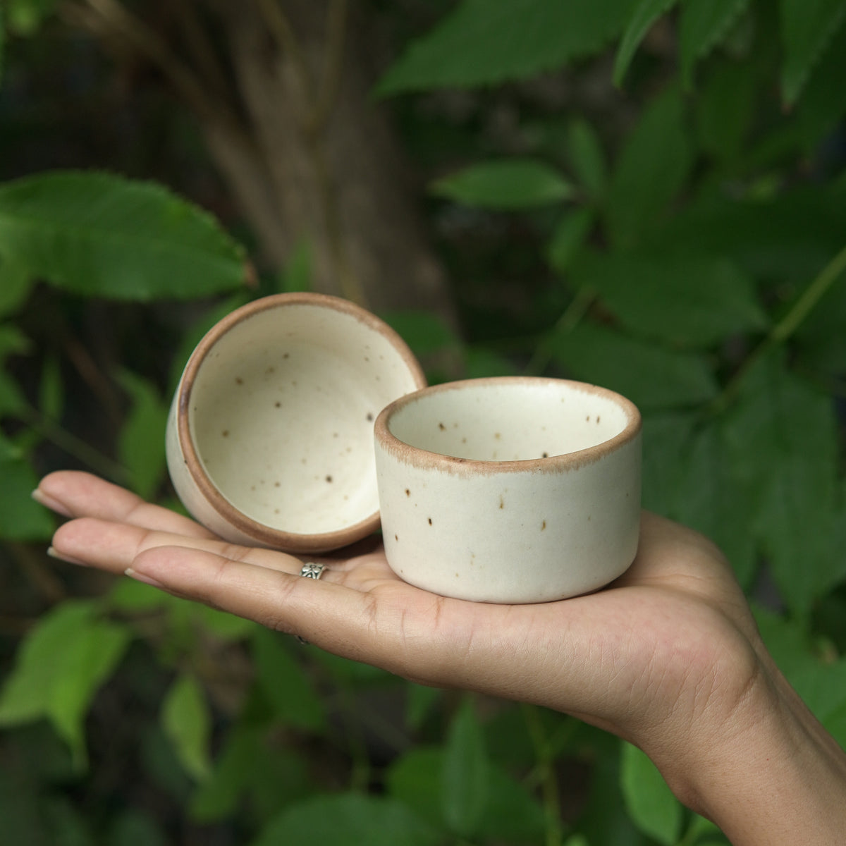 Stoneware Dip Bowls - Set of 2