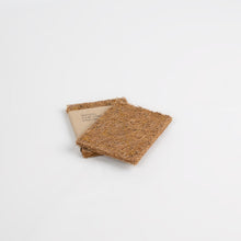Load image into Gallery viewer, Natural Coco Coir Scrubbers - Stitched - Set of 2