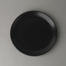 Load image into Gallery viewer, Matte Black 10" Dinner Plate - Set of 2