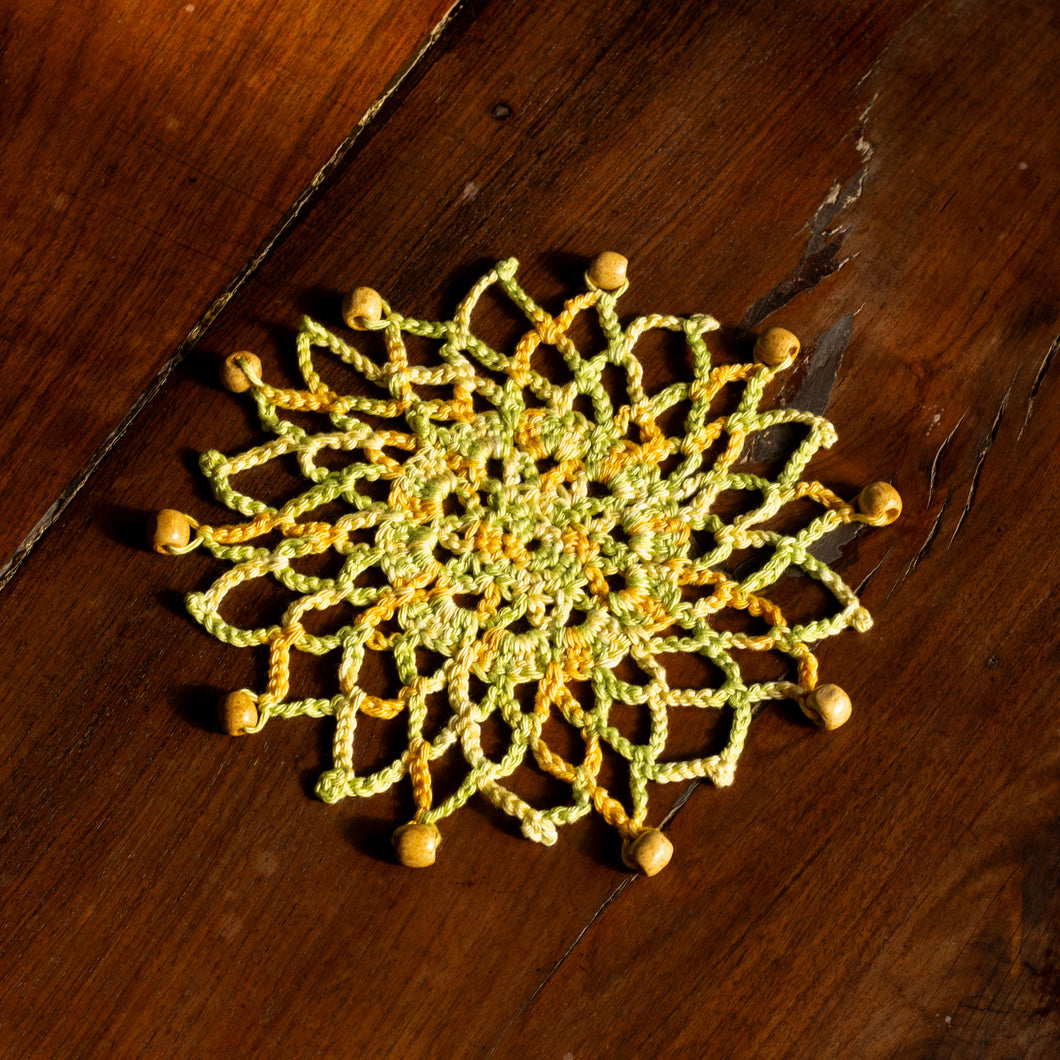 Cottage Garden Jug Cover- Handmade Crochet