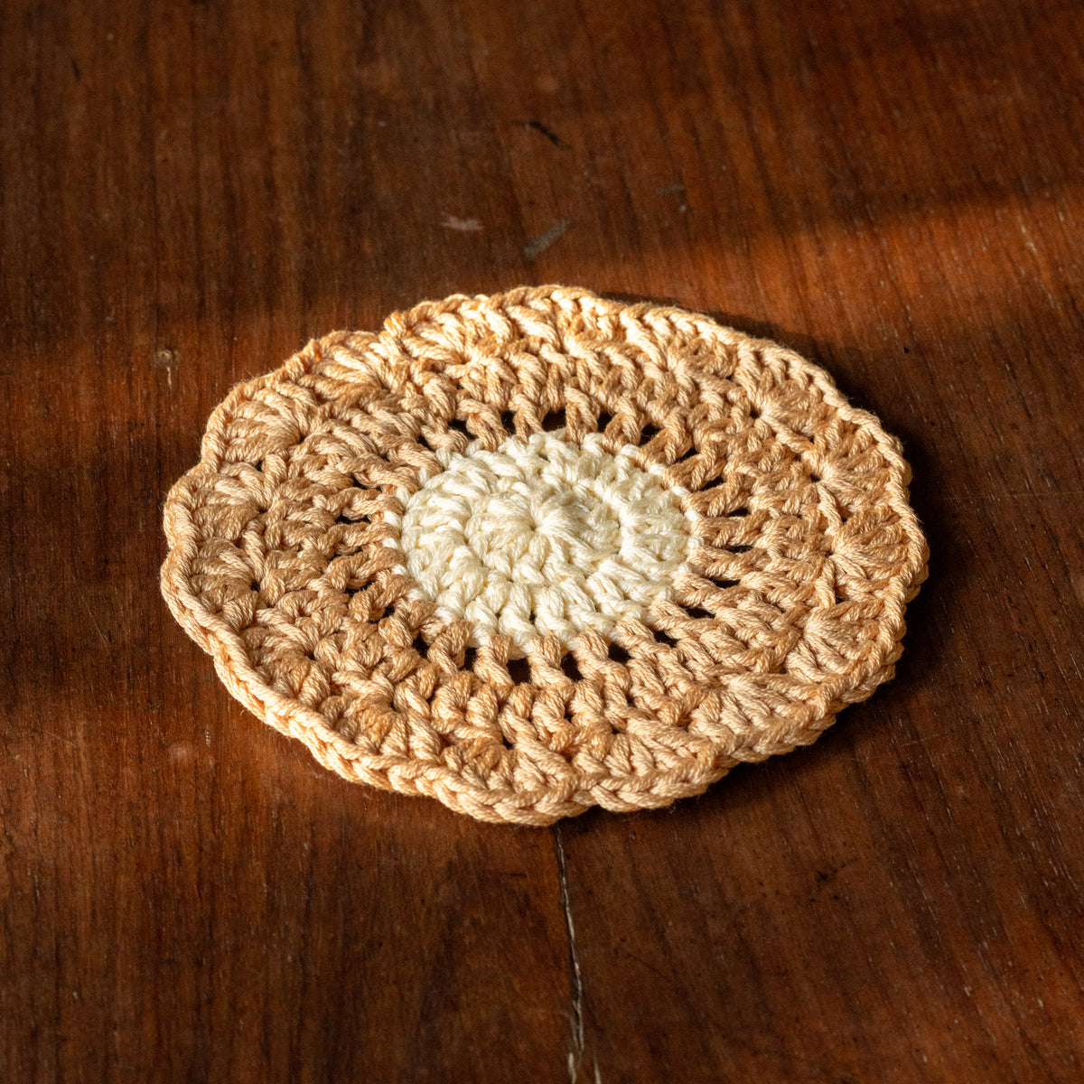 Classic Crochet Coasters- Set Of 2