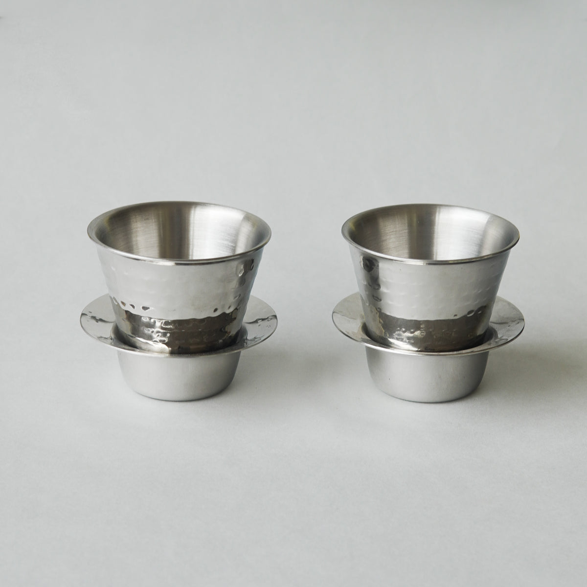 Hammered Steel Dabra - Set of 4
