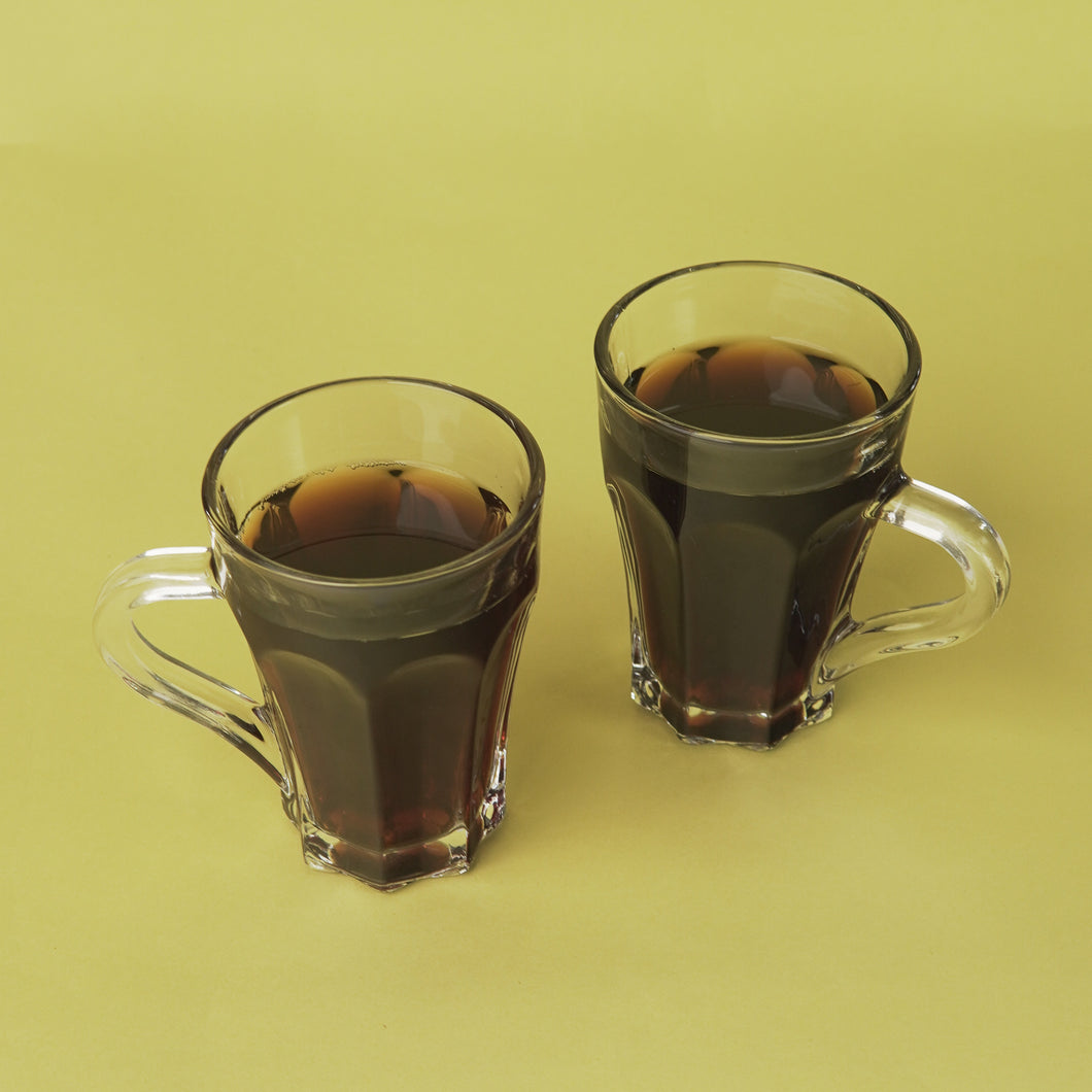 Tea Glass with Handle -set of 2