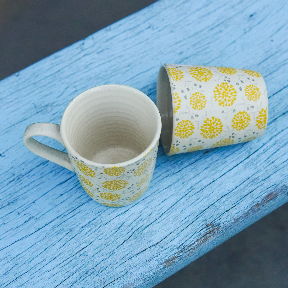 Sunny Yellow- Set of 2 Mugs