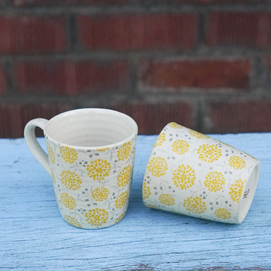 Sunny Yellow- Set of 2 Mugs