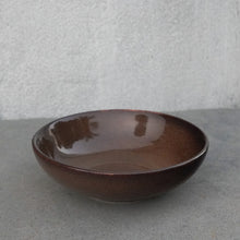 Load image into Gallery viewer, Brown Glazed Wide Bowl- NEW
