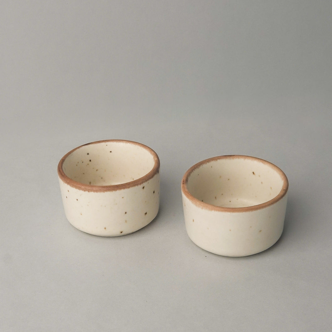 Stoneware Dip Bowls - Set of 2