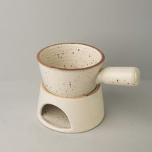 Load image into Gallery viewer, Stoneware Fondue Pot
