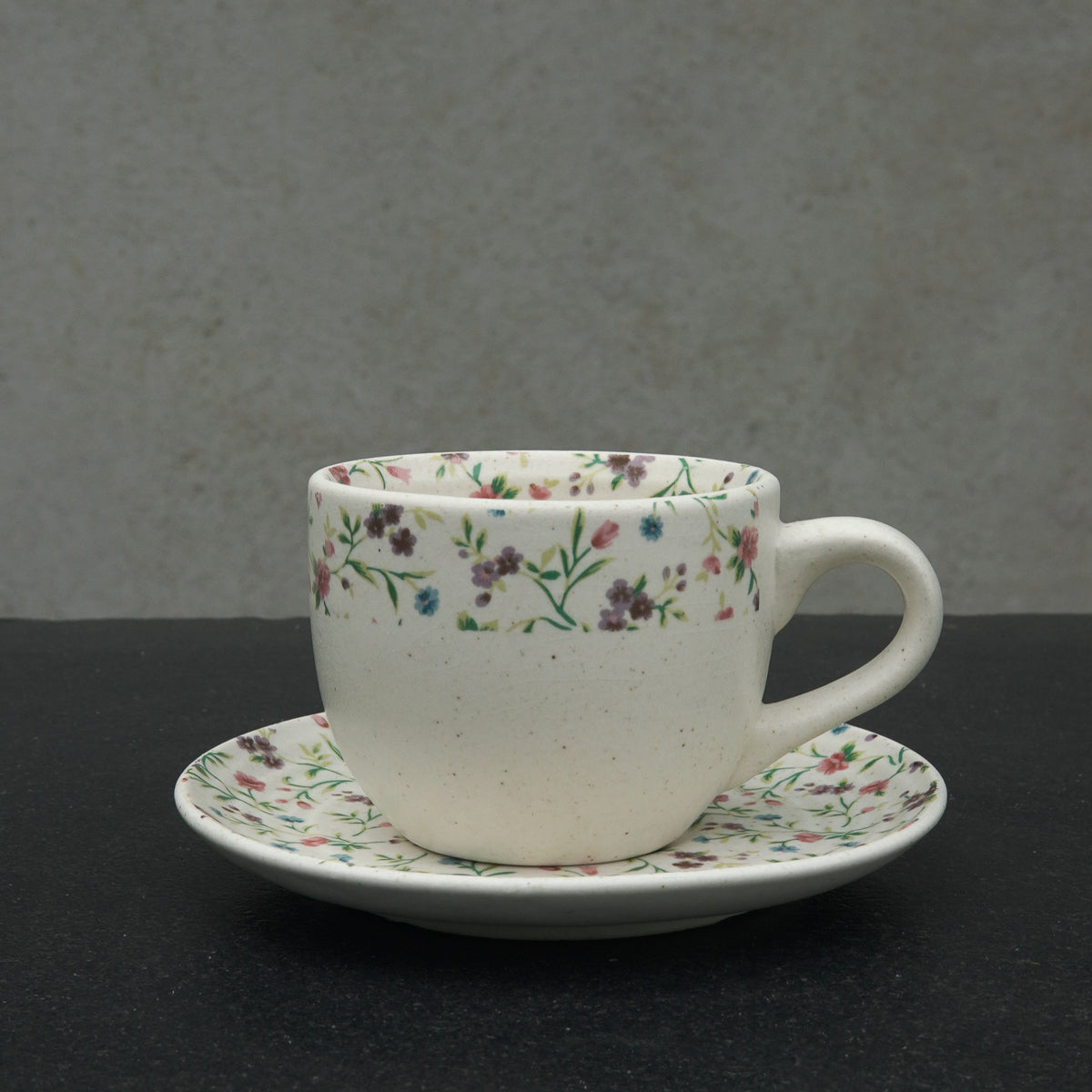 Wildflower Cup & Saucer -Set of 2
