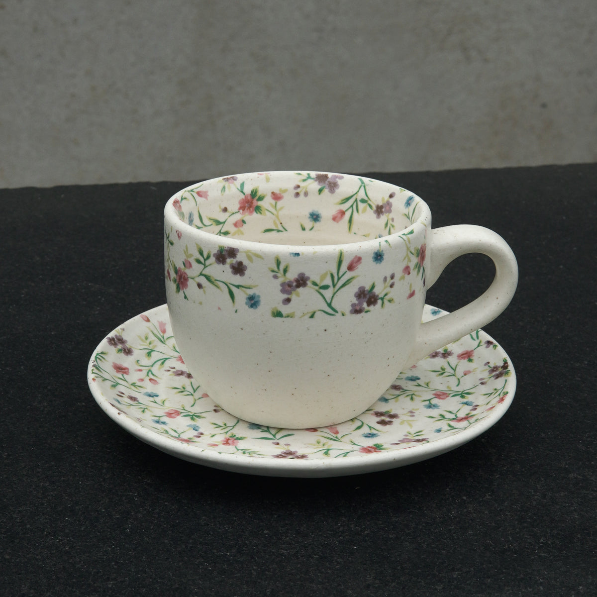 Wildflower Cup & Saucer -Set of 2