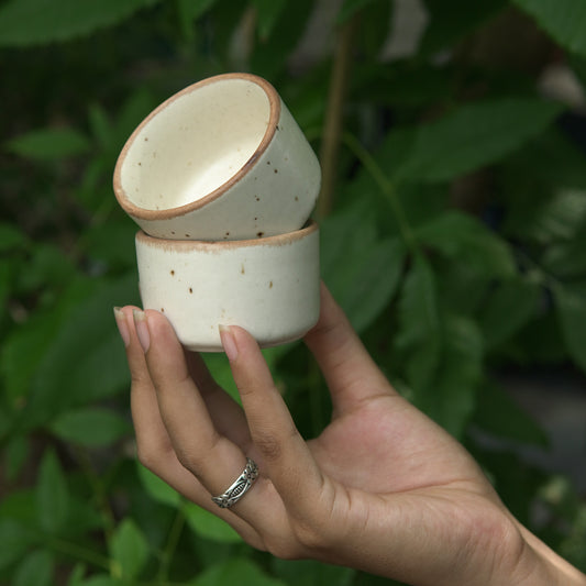 Stoneware Dip Bowls - Set of 2