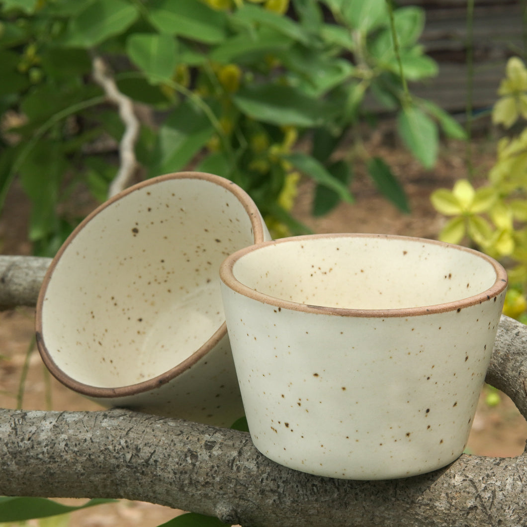 Mini Stoneware Tubs - Set of 2