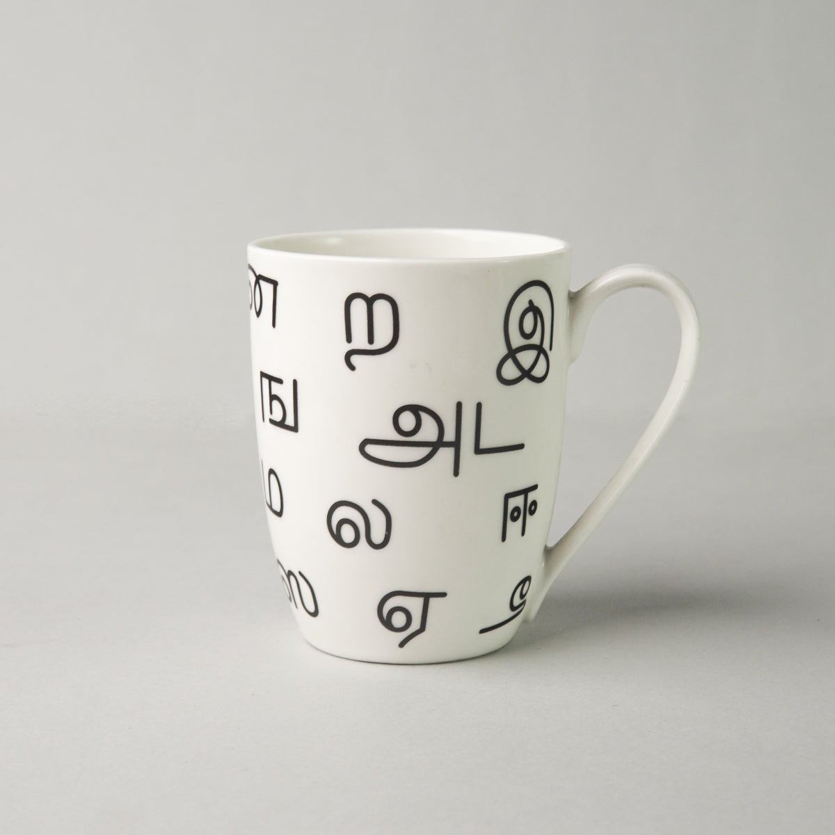 Tamil Script Milk Mug - Pair