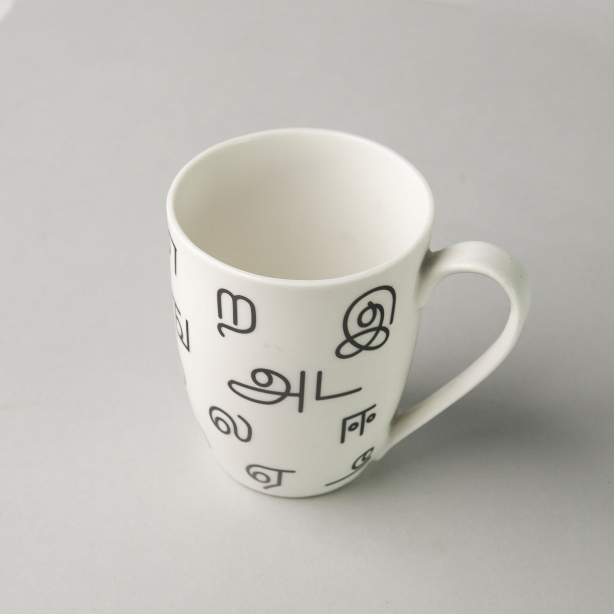 Tamil Script Milk Mug - Pair