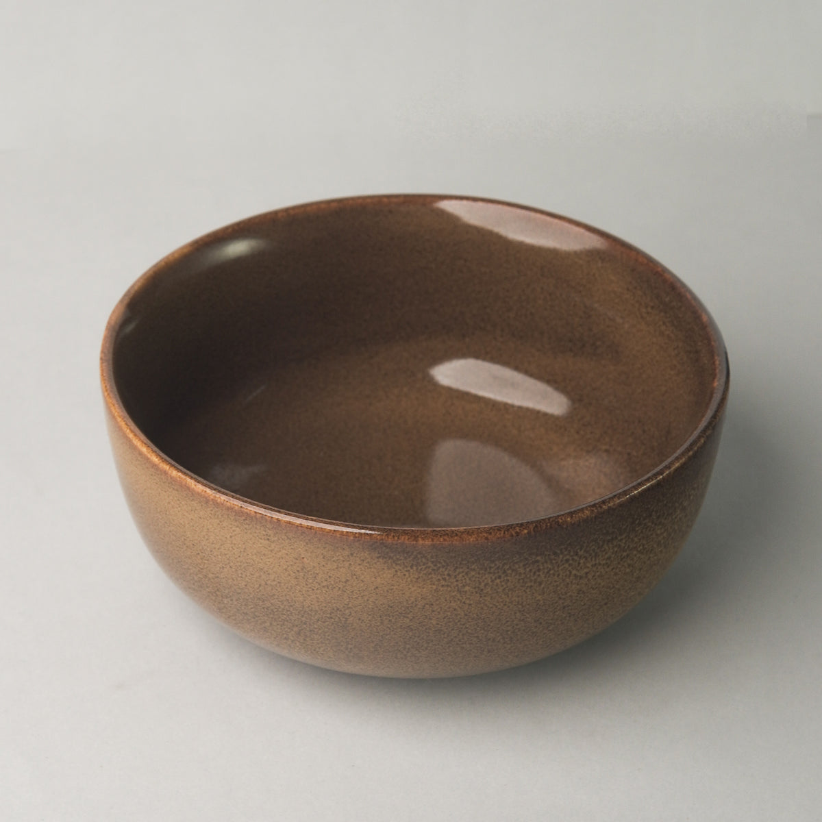 Brown Glazed Curry Bowl