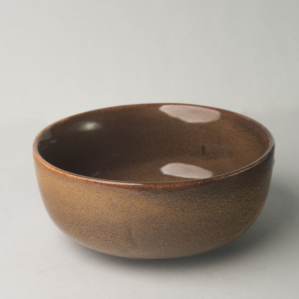 Brown Glazed Curry Bowl