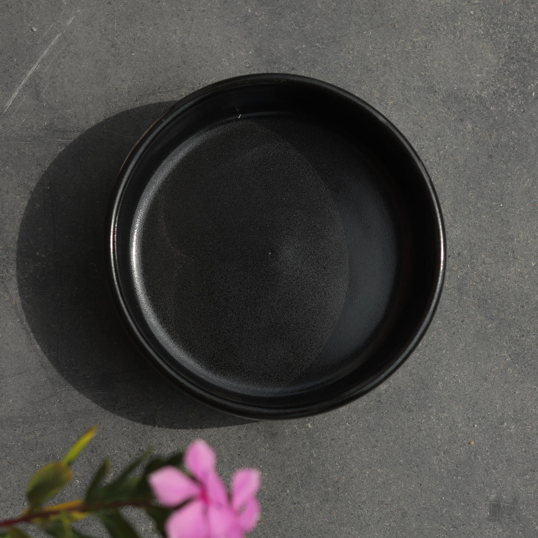 Matte Black Dish