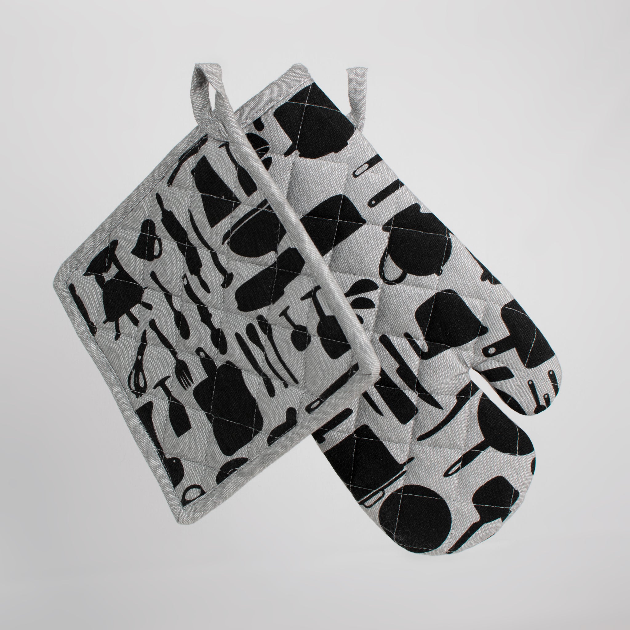 King of the Grill - oven mitt - pot holder – It's A Black Thang.com