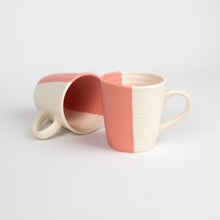 Load image into Gallery viewer, Half &amp; Half Mug Pair - Pink

