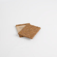 Load image into Gallery viewer, Natural Coco Coir Scrubbers - Stitched - Set of 2
