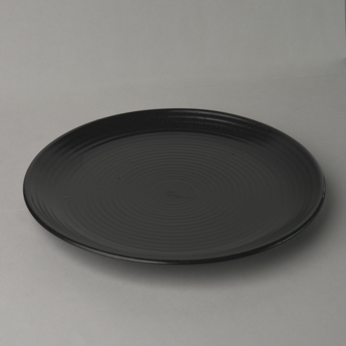 Matte Black 10" Dinner Plate - Set of 2