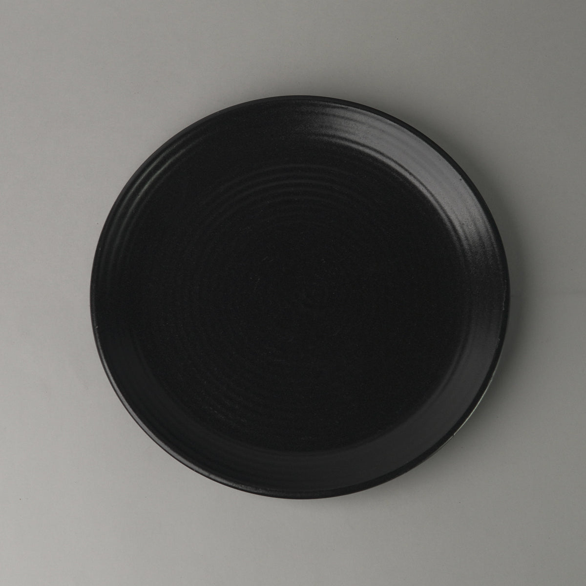 Matte Black 10" Dinner Plate - Set of 2