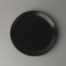 Load image into Gallery viewer, Matte Black 10&quot; Dinner Plate - Set of 2
