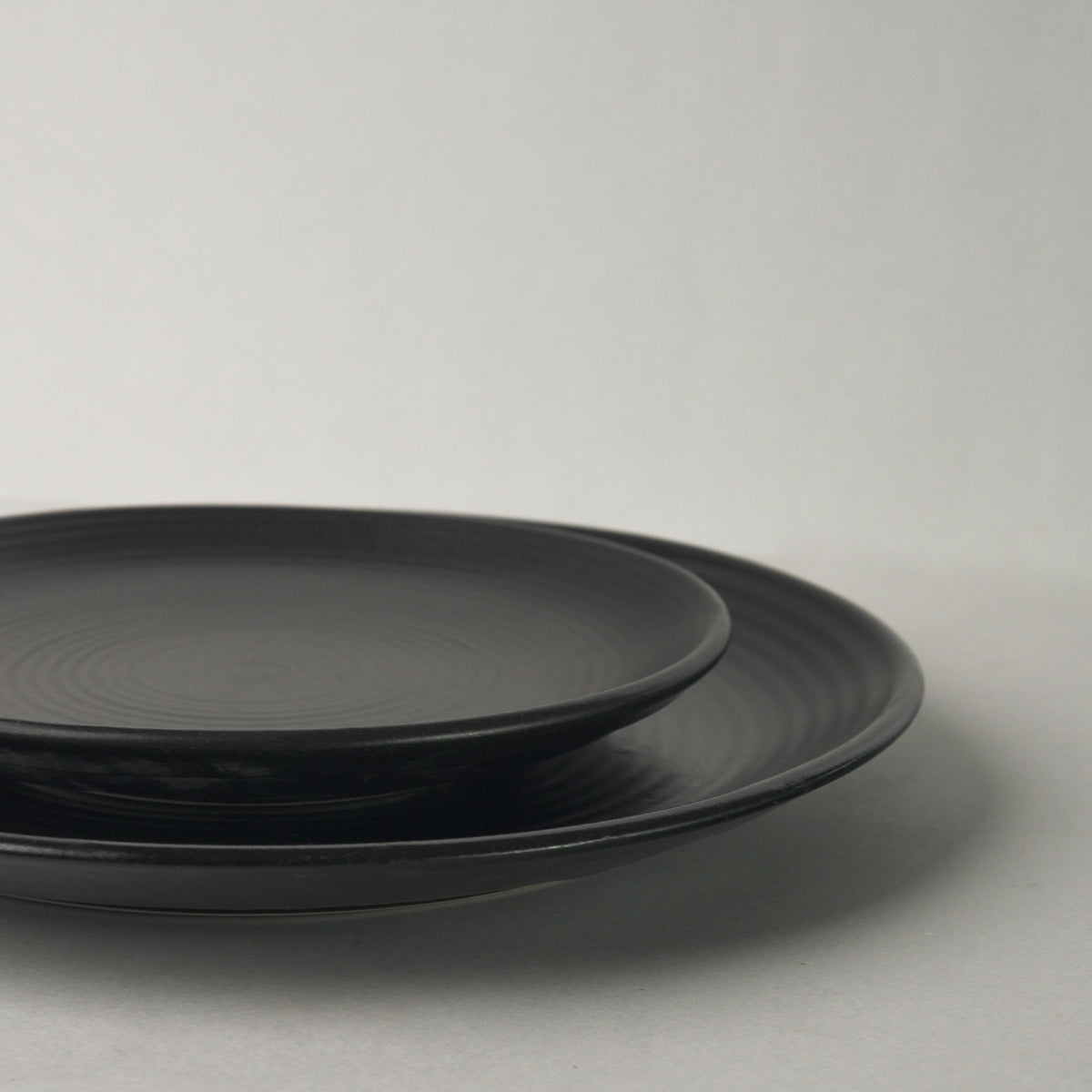 Matte Black 7" Side Plate - set of 2